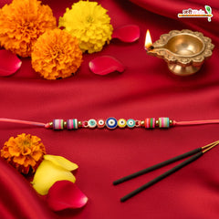 Fancy Handcrafted Evil Eye Rakhi