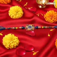 Fancy Handcrafted Metal Jarkan Rakhi