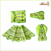 Coton Thread Sitara Stone Work Light Green Jugal Jodi Poshak