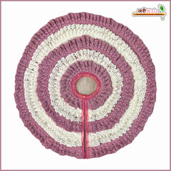 Blended Frill Thread Work Pyazi & White Poshak With Patka