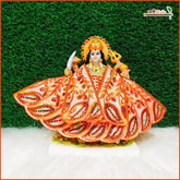 Blended Thread Sitara Stone Work Peach Lehnga Patka