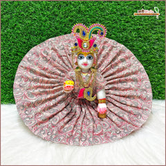 Coton Plain Multicolor Laddu Gopal Poshak