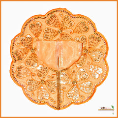 Blended Thread Sitara Stone Work Peach Poshak