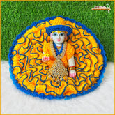 Woolen Fancy Multicolor Laddu Gopal Poshak With Cap