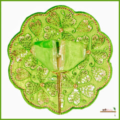 Blended Thread Sitara Stone Work Green Poshak