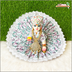 Cotton Floral Print (Multicolor) Laddu Gopal Poshak