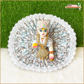 Cotton Floral Print (Multicolor) Laddu Gopal Poshak