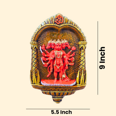 Hanging Panchmukhi Hanuman Ji Vastu Plates