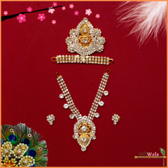 LG Golden Mukut Mala Set