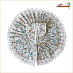 Cotton Floral Print (Multicolor) Laddu Gopal Poshak