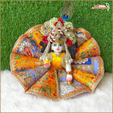 Blended Cone Thread Sitara Work Multicolor Laddu Gopal Poshak