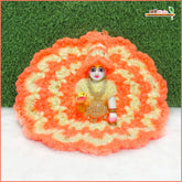 Woolen Fancy Gajri & Cream Poshak With Cap