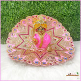 Blended Thread Sitara Stone Work Baby Pink Poshak