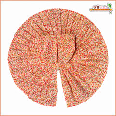 Coton Plain Peach Laddu Gopal Poshak