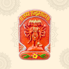 Hanging Panchmukhi Hanuman Ji Vastu Plates