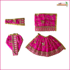Blended Thread Sitara Work Magenta Jugal Jodi Poshak