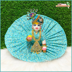 Coton Plain Firozi Laddu Gopal Poshak