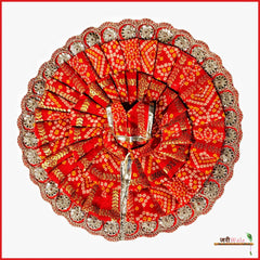 Bandhej Thread Booti Work Laddu Gopal Poshak