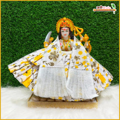 Cotton Frill Floral Print Lehnga Patka