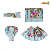 Cotton Floral Print Multicolor Jugal Jodi Poshak