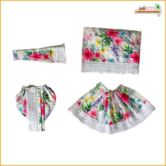 Cotton Floral Print Multicolor Jugal Jodi Poshak