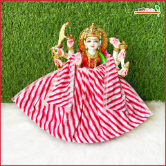 Cotton Color Print Magenta Lehnga Patka