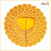 Blended Moti Cutdana Work Yellow Laddu Gopal Poshak