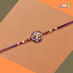 Fancy Handcrafted Radha Krishna Rakhi