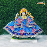 Bandhej Lace Work Multicolor Lehnga Patka