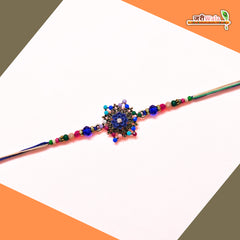 Fancy Handcrafted Antique Multicolor Rakhi