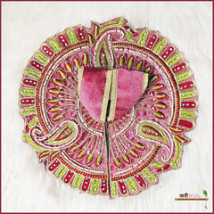 Shaneel Lace Moti Work Multicolor Laddu Poshak