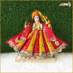 Blended Cone Thread Sitara Work Multicolor Lehnga Patka