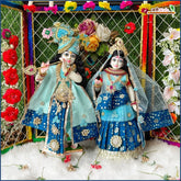 Blended Frill Jarkan Stone Booti Work Multicolor Jugal Jodi Poshak