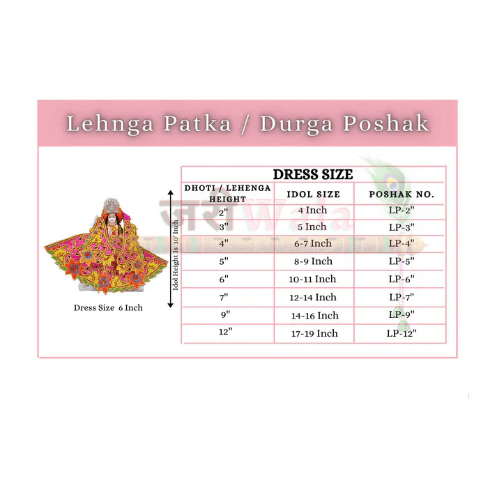 Cotton Frill Floral Print Lehnga Patka