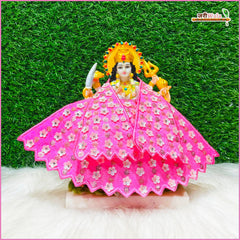 Blended Sitara Stone Work Baby Pink Lehnga Patka