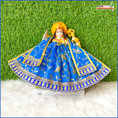 Blended Thread Sitara Work Blue Lehnga Patka