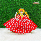 Blended Sitara Stone Work Red Lehnga Patka