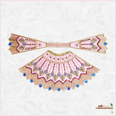 Blended Thread Stone Work Baby Pink Lehnga Patka