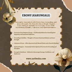 Ebony (Karungali) Bracelet