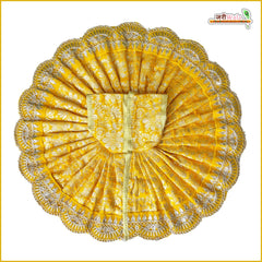 Shaneel Thread Sitara Work Yellow Laddu Poshak