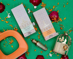 SAUNDH Premium Dhoop Sticks Combo Pack | 6 Fragrances (Bakhoor, Gulab, Meditation, Mogra, Sandalwood & Zafran) | Dhoop Sticks for Pooja, Meditation & Home Fragrance