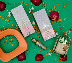 SAUNDH Premium Dhoop Sticks Combo Pack | 6 Fragrances (Bakhoor, Gulab, Meditation, Mogra, Sandalwood & Zafran) | Dhoop Sticks for Pooja, Meditation & Home Fragrance