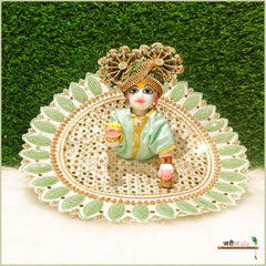 Blended Thread Sitara Work Sea Green Poshak