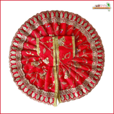 Blended Thread Sitara Work Red Laddu Gopal Poshak