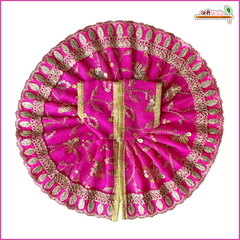 Blended Thread Sitara Work Magenta Laddu Gopal Poshak