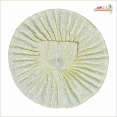 Cotton Plain Thread Work Lemon Laddu Gopal Poshak