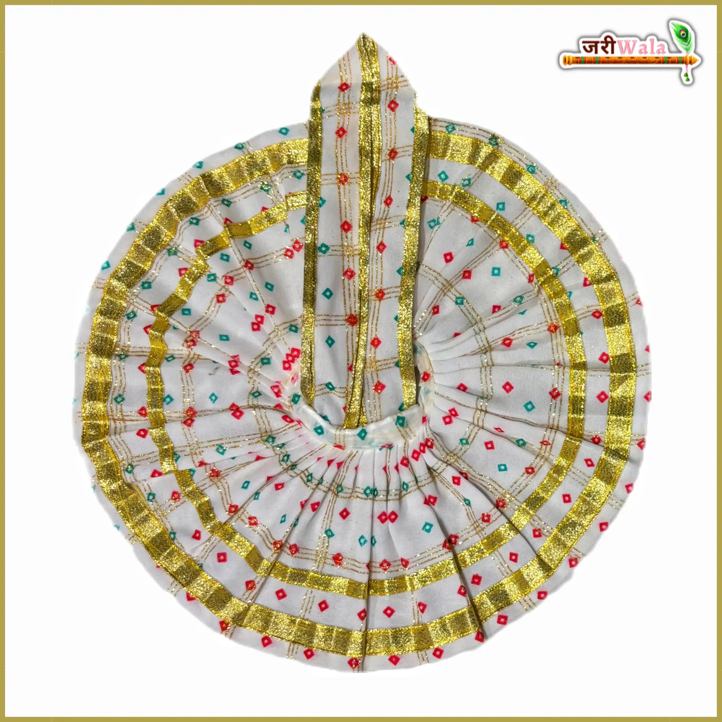 Coton Bandhej Print Laddu Gopal Poshak