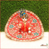 Shaneel Cutdana Moti Work Gajri Laddu Poshak