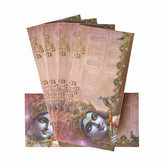 Digital Floral Print Krishna Shagun Envelopes (Lifafe)