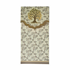 Digital Banyan Leaf Print Shagun Envelopes (Lifafe)